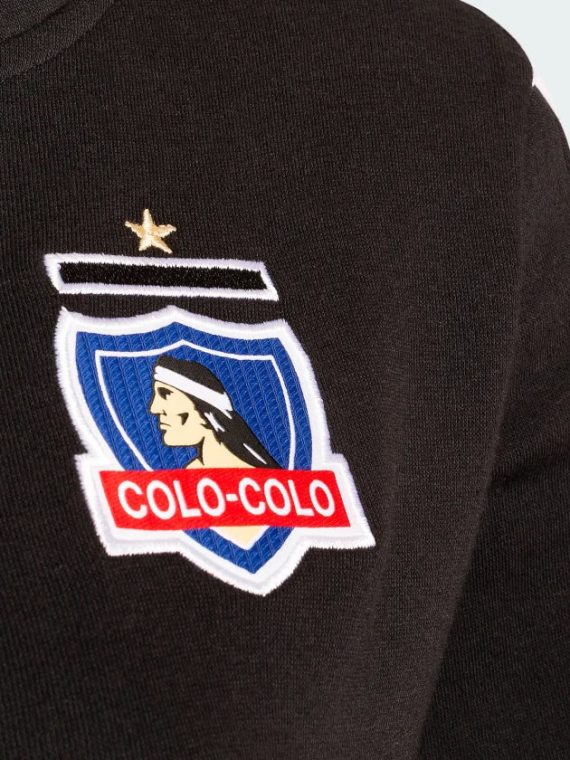 Poler??n Adidas Colo Colo DNA Hd Negro Nio