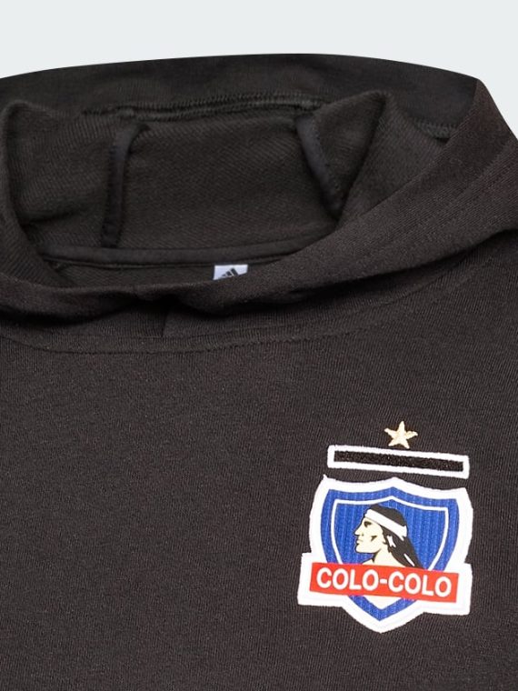 Poler??n Adidas Colo Colo DNA Hd Negro Nio