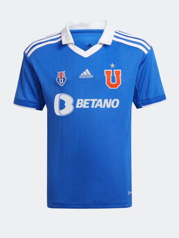 Conjunto Adidas Universidad de Chile local 2022 Infantil
