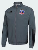 Chaqueta Adidas Colo Colo Gris Adulto