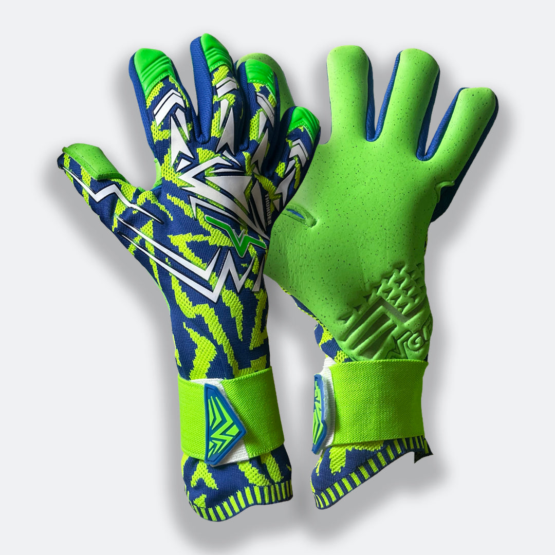 Guantes de arquero Vgfc Thunder Blue Negativo Profesional 2023 Adulto
